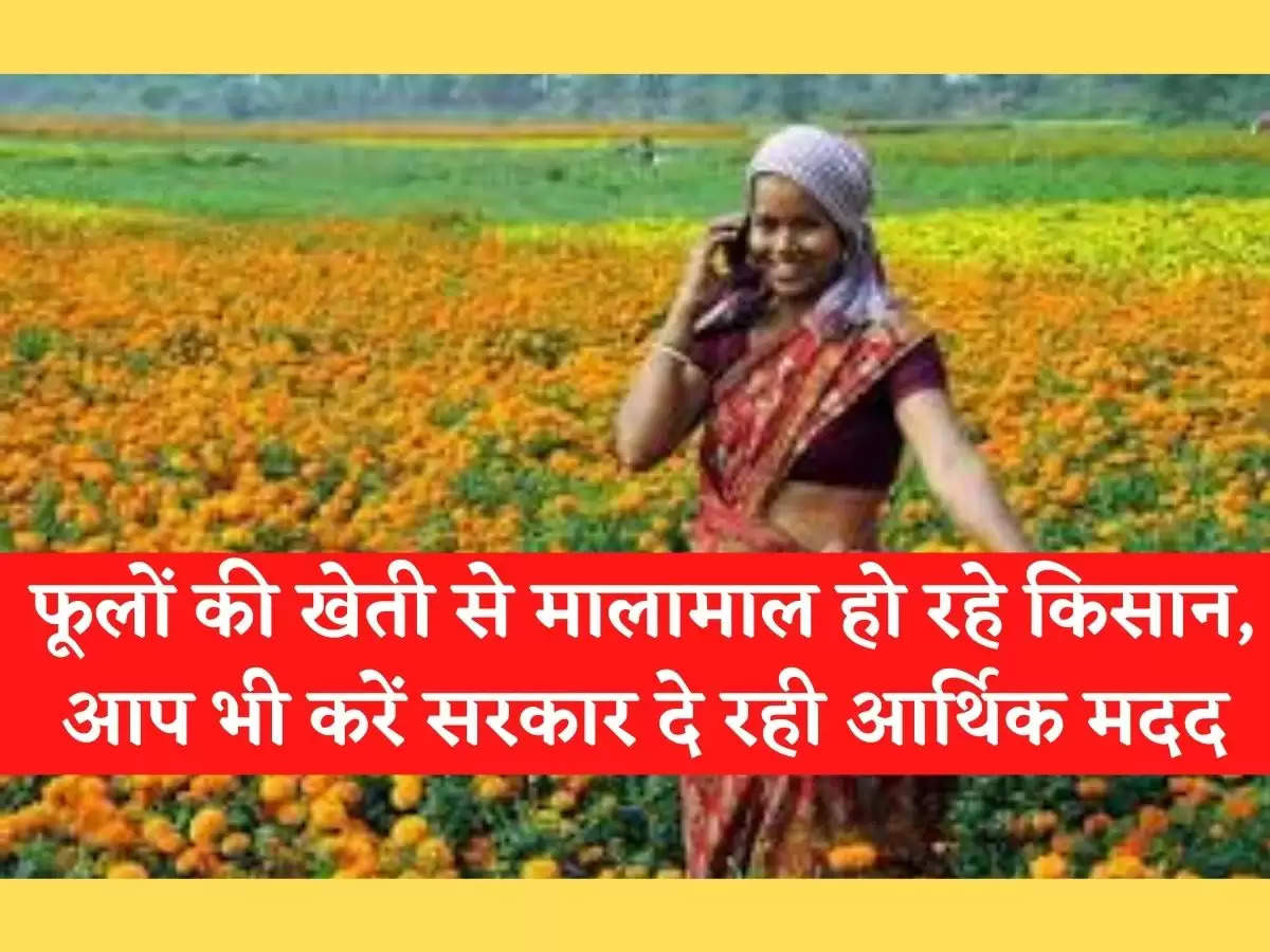 Agriculture News Hindi फूलों की खेती से मालामाल हो रहे किसान, आप भी करें सरकार दे रही आर्थिक मदद