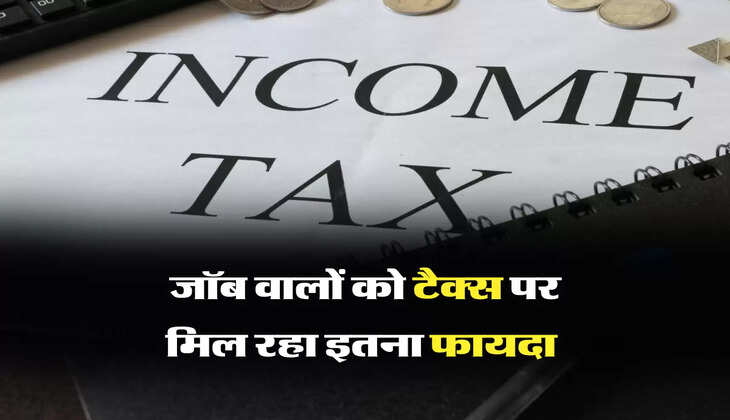 जॉब वालों को टैक्स पर मिल रहा इतना फायदा 