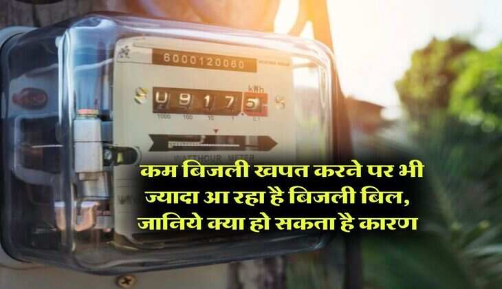 Electricity Bill : कम बिजली खपत करने पर भी ज्यादा आ रहा है बिजली बिल, जानिये क्या हो सकता है कारण