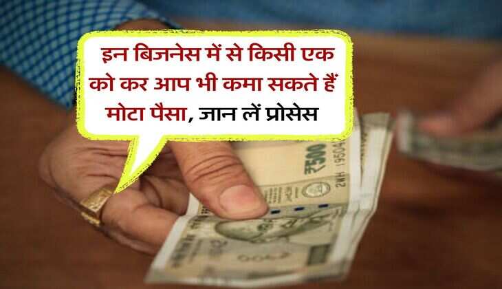 Business idea : इन बिजनेस में से किसी एक को कर आप भी कमा सकते हैं मोटा पैसा, जान लें प्रोसेस