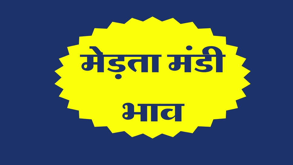 मेड़ता मंडी भाव 11 अक्टूबर 2026: मूंग, चना, ग्वार और जीरा के भाव जारी