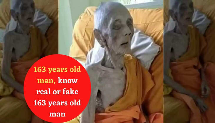 163 years old man, know real or fake 163 years old man