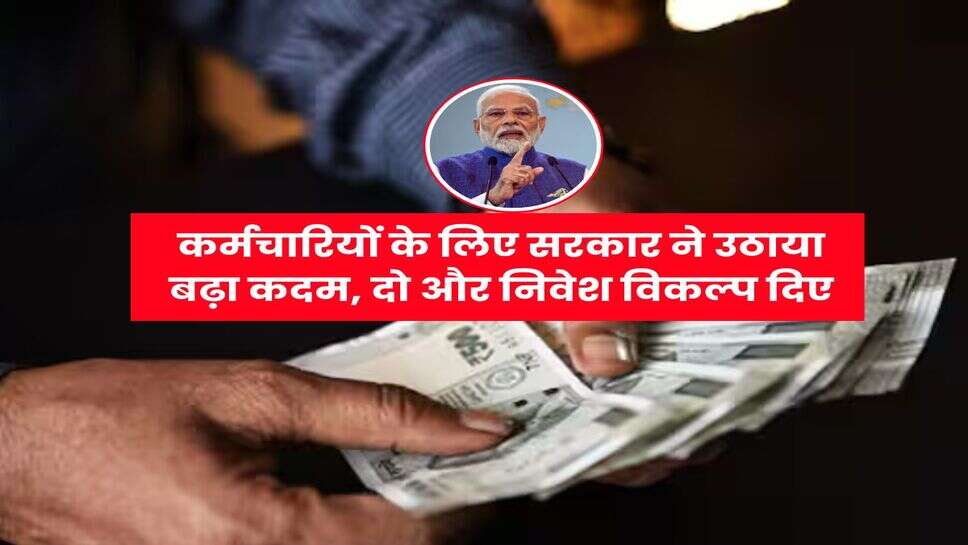 Employees Pension : कर्मचारियों के लिए सरकार ने उठाया बढ़ा कदम, दो और निवेश विकल्प दिए