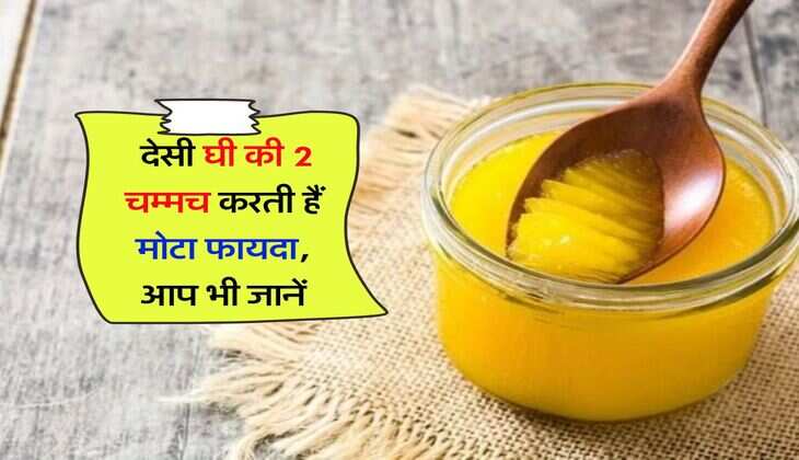Hair Loss and Regrowth : देसी घी की 2 चम्मच करती हैं मोटा फायदा, आप भी जानें