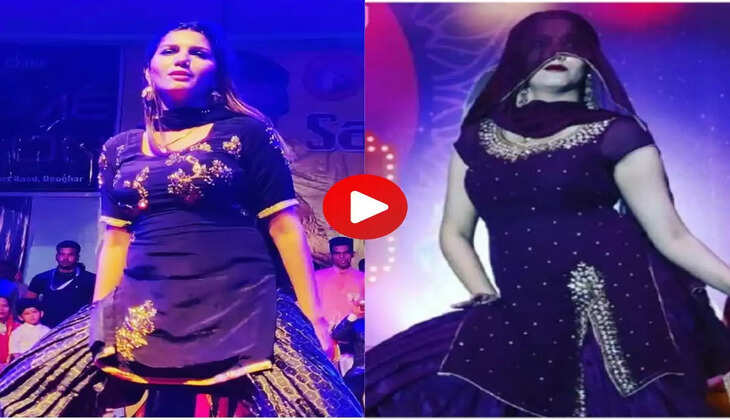 पानी छलके पर Sapna Choudhary ने घूंघट कर मटकाई कमरिया&nbsp;