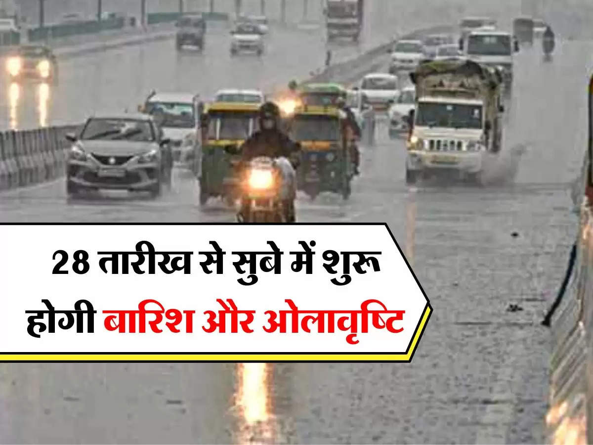 Rajasthan ka Mausam : 28 तारीख से सुबे में शुरू होगी बारिश और ओलावृष्टि, जानिए मौसम विभाग की चेतावनी