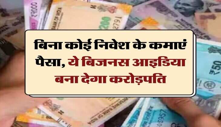 Business Idea: बिना कोई निवेश के कमाएं पैसा, ये बिजनस आइडिया बना देगा करोड़पति