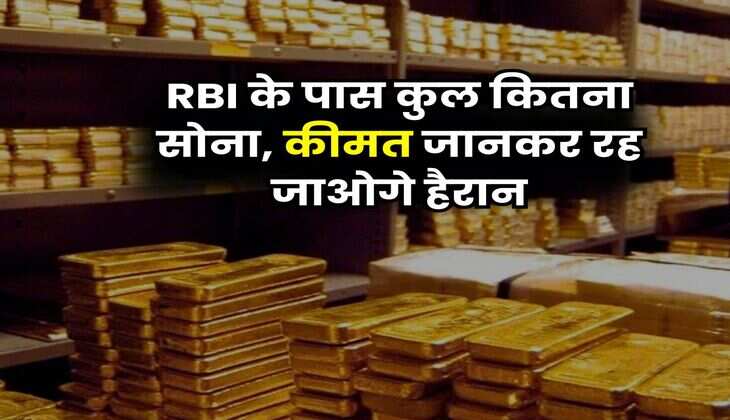 RBI Report : आरबीआई के पास कुल कितना सोना, कीमत जानकर रह जाओगे हैरान