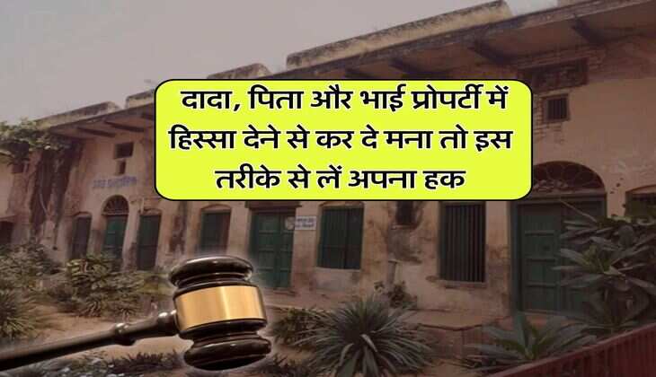 property rights : दादा, पिता और भाई प्रोपर्टी में हिस्सा देने से कर दे मना तो इस तरीके से लें अपना हक