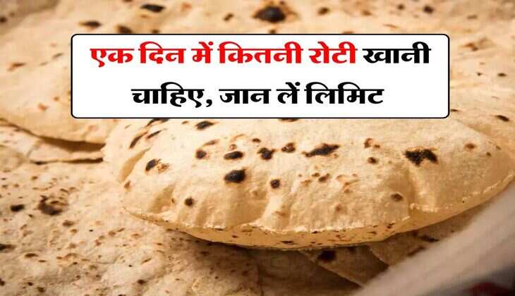 Roti : एक दिन में कितनी रोटी खानी चाहिए, जान लें लिमिट