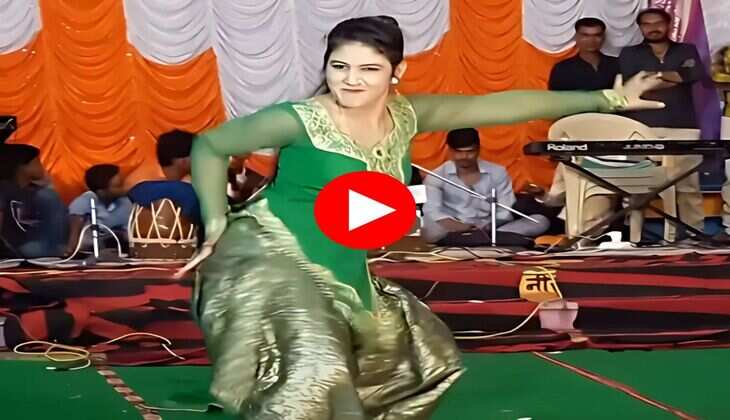 Gori Nagori Dance : स्टेज पर फुर्तीले डांस के दौरान गोरी नागोरी ने गर्म किया माहौल, लोग भरने लगे आहें