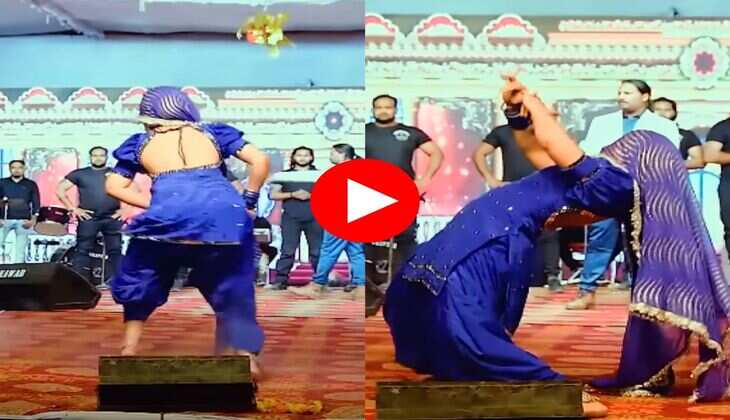 Gori Nagori Viral Dance : घूंघट करके मटक मटक कर नाची गोरी नागोरी, सपना को कर दिया फेल
