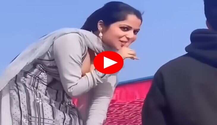 Haryanvi Dance : प्यार भरे इशारे कर मुस्कान बेबी ने बढ़ाया तापमान, स्टेज पर किए सपना से भी गदर स्टेप्स