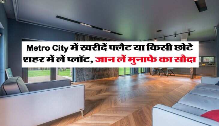 Metro City में खरीदें फ्लैट या किसी छोटे शहर में लें प्लॉट, जान लें मुनाफे का सौदा