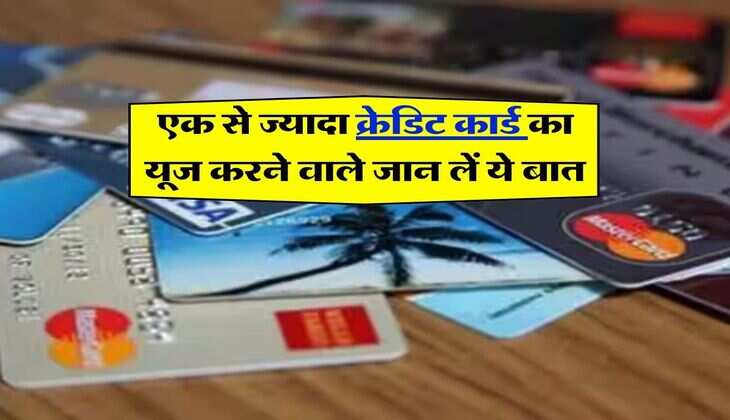 Credit Card : एक से ज्यादा क्रेडिट कार्ड का यूज करने वाले जान लें ये बात, वरना फिर होगा पछतावा