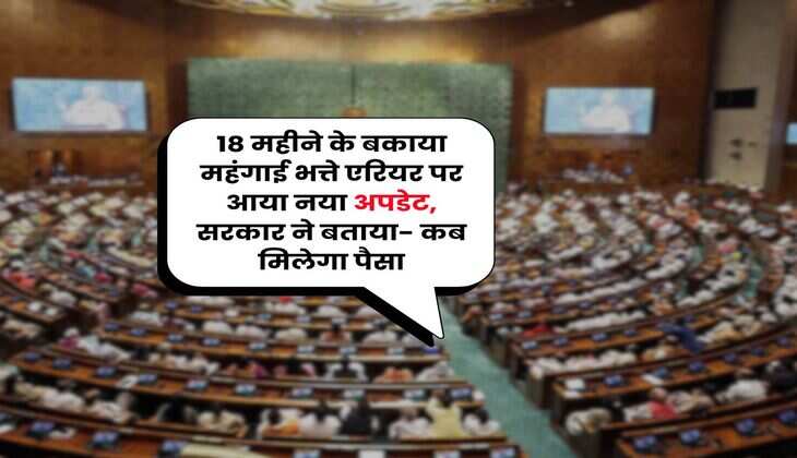 18 Months DA Arrears : 18 महीने के बकाया महंगाई भत्ते एरियर पर आया नया अपडेट, सरकार ने बताया- कब मिलेगा पैसा