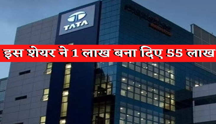 Business News In Hindi : इस शेयर ने एक लाख के बना दिए 54.65 लाख