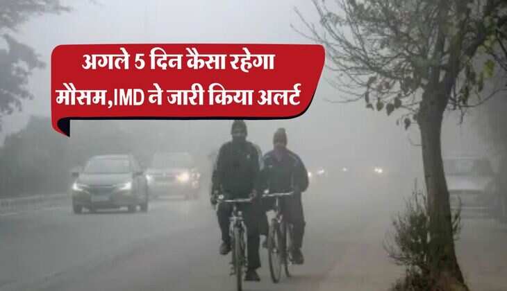 IMD Weather : अगले 5 दिन कैसा रहेगा मौसम, भारतीय मौसम विभाग ने इन राज्यों के लिए जारी किया अलर्ट