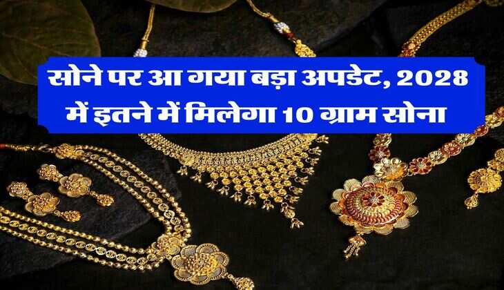 Gold Price : सोने पर आ गया बड़ा अपडेट, 2028 में इतने में मिलेगा 10 ग्राम सोना&nbsp;