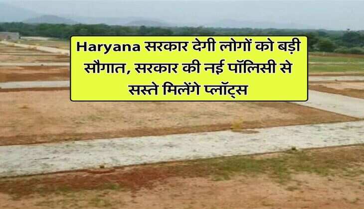 Haryana सरकार देगी लोगों को बड़ी सौगात, सरकार की नई पॉलिसी से सस्ते मिलेंगे प्लॉट्स