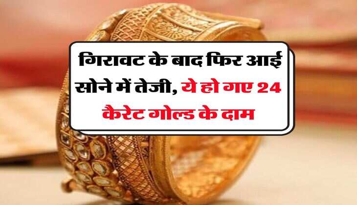 MCX Gold Rate : गिरावट के बाद फिर आई सोने में तेजी, ये हो गए 24 कैरेट गोल्ड के दाम