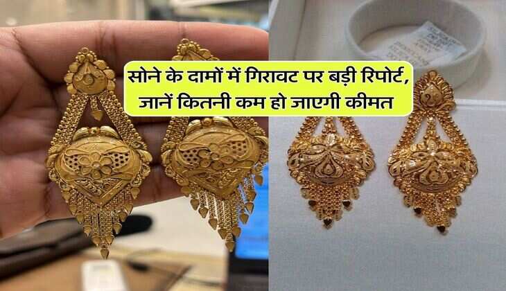 Gold Price down : सोने के दामों में गिरावट पर बड़ी रिपोर्ट, जानें कितनी कम हो जाएगी कीमत