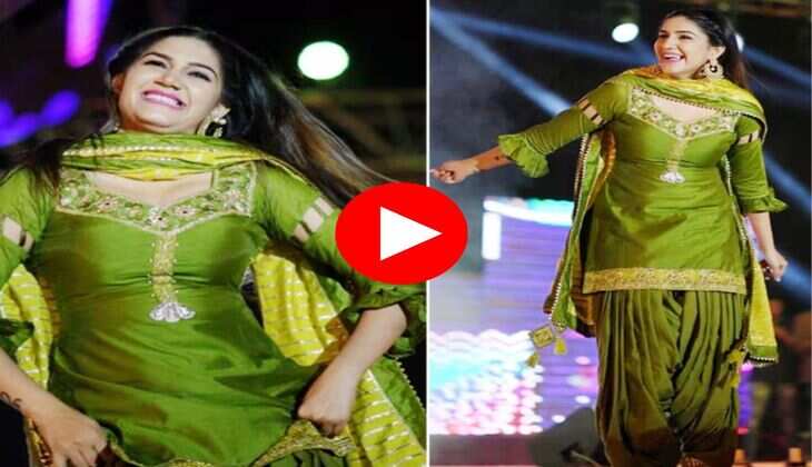 Sapna Choudhary Dance : इन छोरा ने ले बैठेगा तेरा चुन्नी तारना पर सपना ने झुक झुक कर किया डांस
