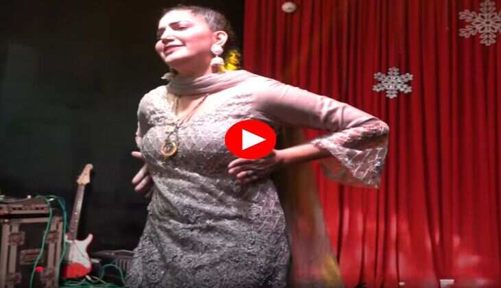 Sapna Choudhary Dance : 32 की उम्र में भी सपना की एनर्जी नहीं हुई कम, आधी रात में माहौल कर दिया रंगीन