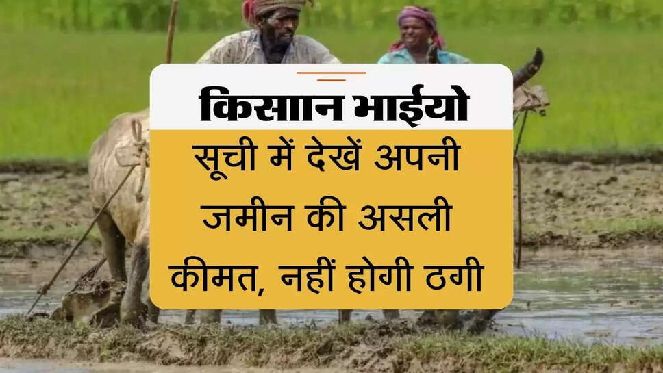 ISLPI : किसान भाईयो! अपनी जमीन की असली कीमत यहां देखें&nbsp;