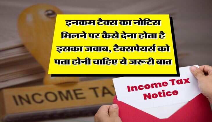 Income Tax Notice : इनकम टैक्स का नोटिस मिलने पर कैसे देना होता है इसका जवाब, टैक्सपेयर्स को पता होनी चाहिए ये जरूरी बात