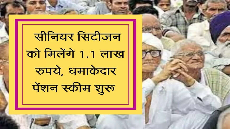 PM Pension Yojana सीनियर सिटीजन को मिलेंगे 1.1 लाख रुपये, सरकार ने शुरू की धमाकेदार पेंशन स्कीम
