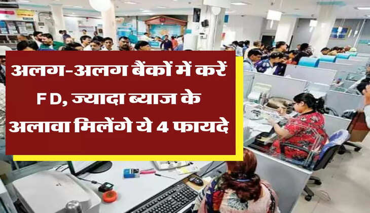 अलग-अलग बैंकों में करें FD, ज्यादा ब्याज के अलावा मिलेंगे ये 4 फायदे
