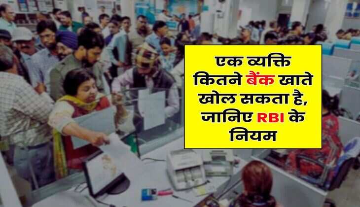RBI Rule 2025 : एक व्यक्ति कितने बैंक खाते खोल सकता है, जानिए RBI के नियम