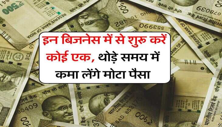 Business Ideas : इन बिजनेस में से शुरू करें कोई एक, थोड़े समय में कमा लेंगे मोटा पैसा