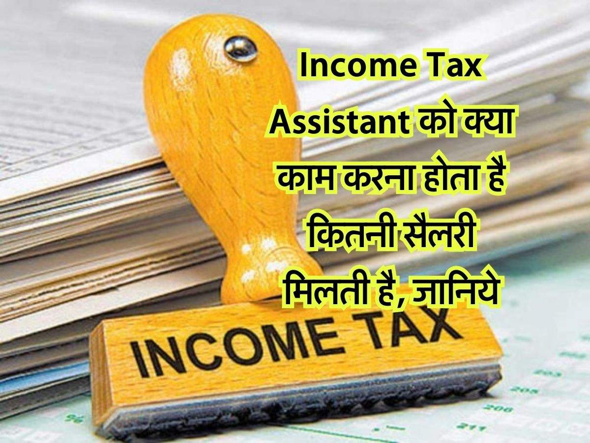 Income Tax Assistant को क्या काम करना होता है कितनी सैलरी मिलती है, जानिये