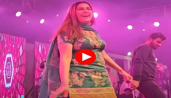 Sapna Choudhary Dance : सपना चौधरी ने अंधेरी रात में काटा बवाल, बोली यार मेरा चेतक पै चालै