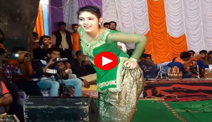 Gori Nagori Dance : हरियाणवी गाने पर गोरी नागोरी ने बैक टू बैक ठुमकों से बढ़ा दिया तापमान