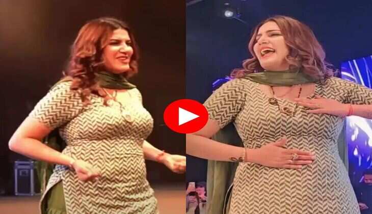 Sapna Choudhary Dance : सपना चौधरी ने लटके-झटकों से मचाया बवाल, देख दीवाने हुए फैंस  