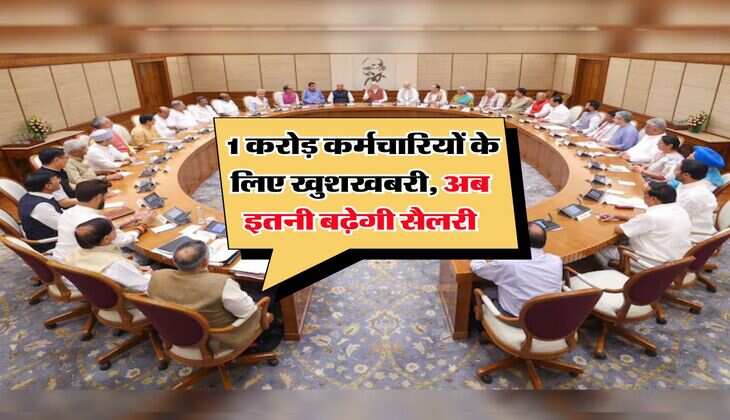 8th Pay Commission : 1 करोड़ कर्मचारियों के लिए खुशखबरी, अब इतनी बढ़ेगी सैलरी