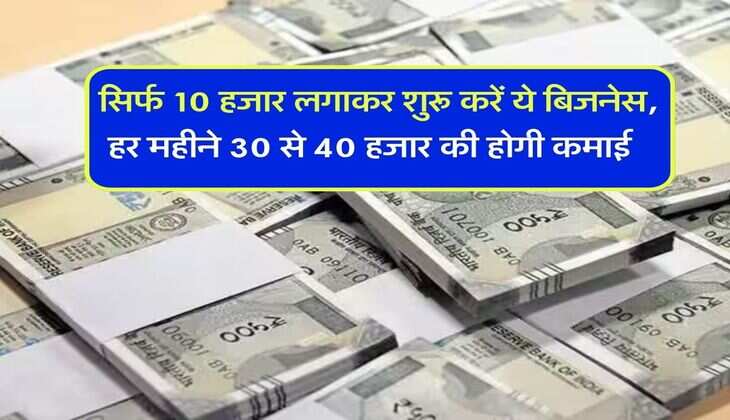 Small Business Idea : सिर्फ 10 हजार लगाकर शुरू करें ये बिजनेस, हर महीने 30 से 40 हजार की होगी कमाई