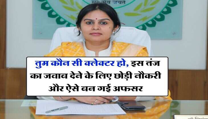 IAS Success Story : तुम कौन सी क्लेक्टर हो, इस तंज का जवाब देने के लिए छोड़ी नौकरी और ऐसे बन गई अफसर