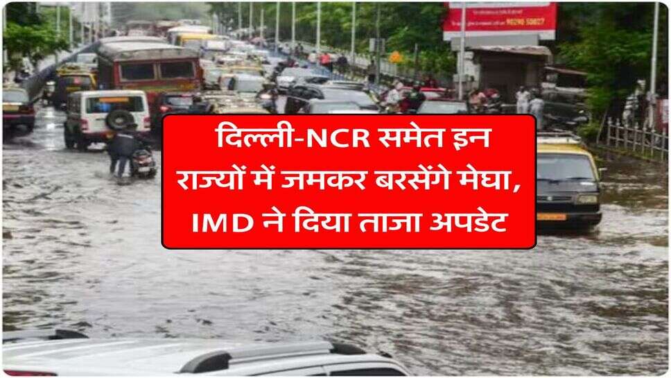 Weather Update : दिल्ली-NCR समेत इन राज्यों में जमकर बरसेंगे मेघा, IMD &nbsp;ने दिया ताजा अपडेट