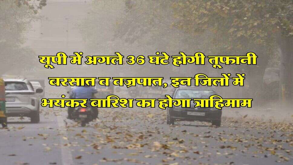 UP Rain : यूपी में बारिश ने पकड़ी रफ्तार, IMD ने प्रदेश के इन जिलों में किया रेड अलर्ट जारी