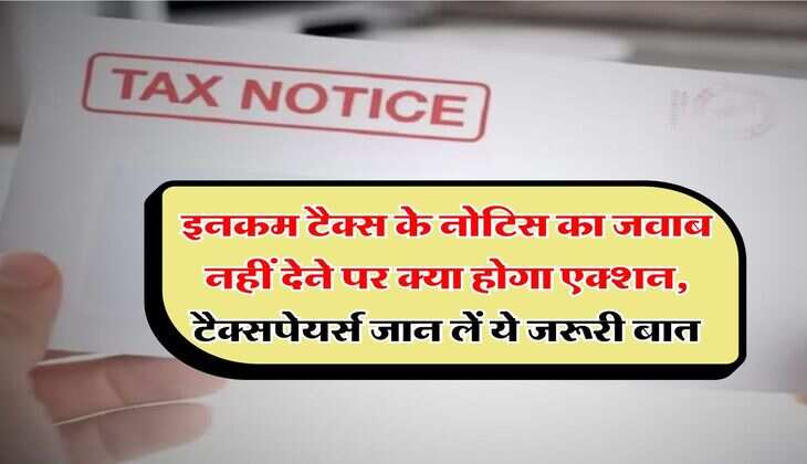 Income Tax Rule 2025 : इनकम टैक्स के नोटिस का जवाब नहीं देने पर क्या होगा एक्शन, टैक्सपेयर्स जान लें ये जरूरी बात