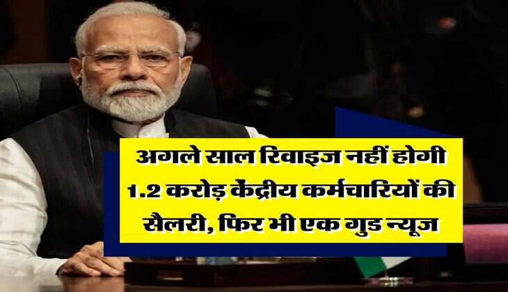 salary hike : अगले साल रिवाइज नहीं होगी 1.2 करोड़ केंद्रीय कर्मचारियों की सैलरी, फिर भी एक गुड न्यूज