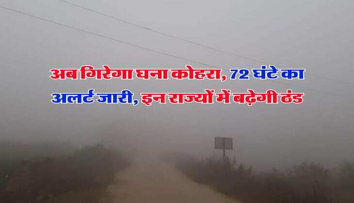 Kal Ka Mausam : अब गिरेगा घना कोहरा, 72 घंटे का अलर्ट जारी, इन राज्यों में बढ़ेगी ठंड