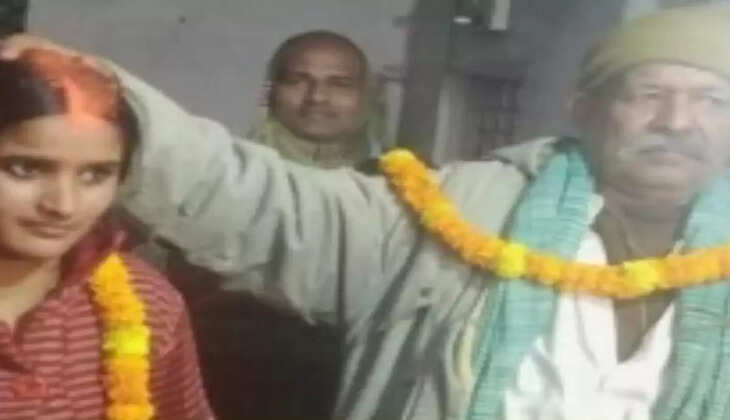 ससुर बहू शादी: 70 साल के ससुर का 28 साल की बहू पर आ गया दिल, मंदिर में करने पहुंचे शादी