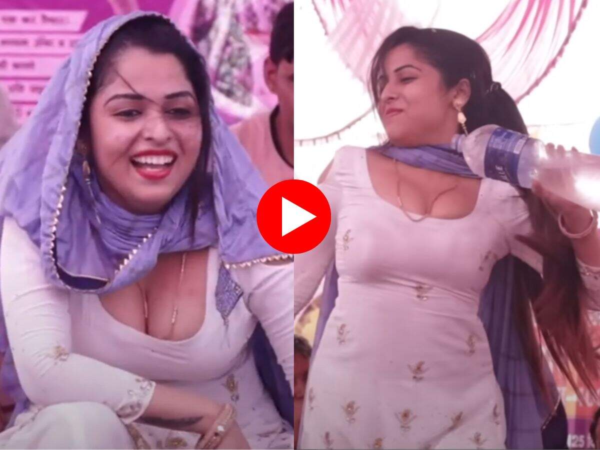 Haryanvi Dance : बोतल लेकर जबरदस्त नाची मुस्कान बेबी, सूट में की खाली