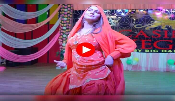 Sapna Choudhary Dance : लाल सूट में सपना चौधरी ने लगाए तबड़तोड़ ठुमके, मचा दिया तलहका