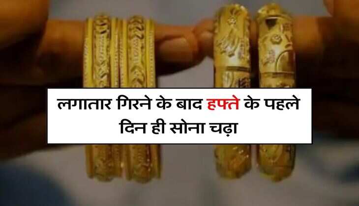 MCX Gold Price Today: लगातार गिरने के बाद हफ्ते के पहले दिन ही सोना चढ़ा, खरीदने से पहले चेक करें 10 ग्राम के ताजा रेट